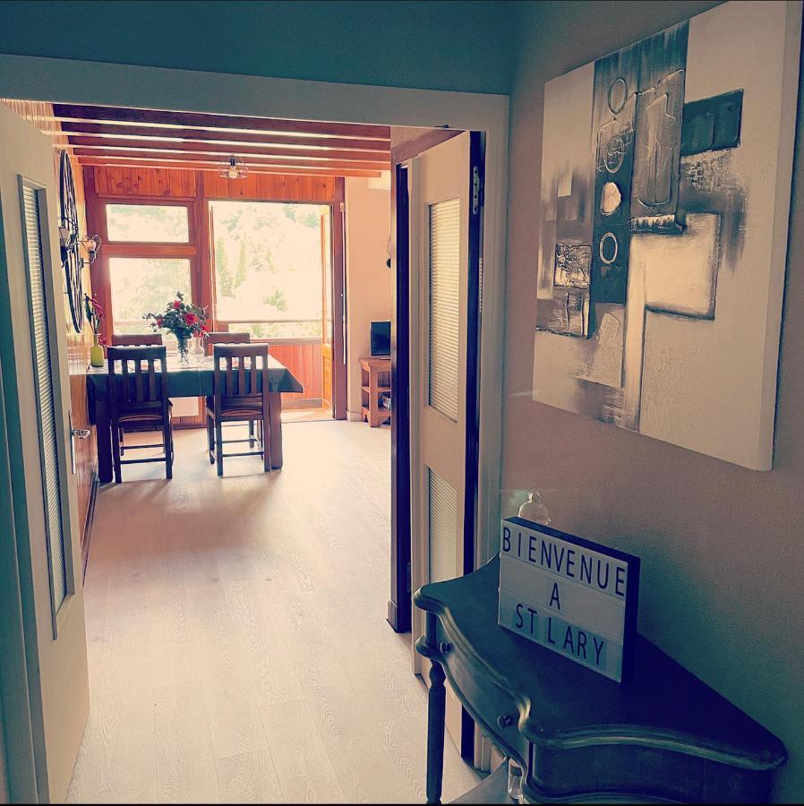 Appartement 58 M2 Avec Piscine Interieure Vue Montagne Centre Village , Parking Prive サン・ラリー・スラン エクステリア 写真